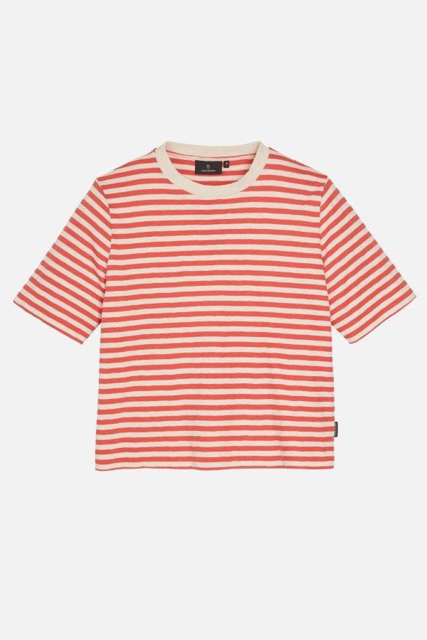 T-Shirt Azolla Stripes Rot