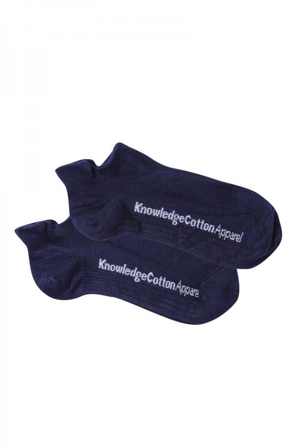 KnowledgeCotton Apparel FOOTIES - BAMBOO SOCKS 2-PACK BLUE LOV12363 1