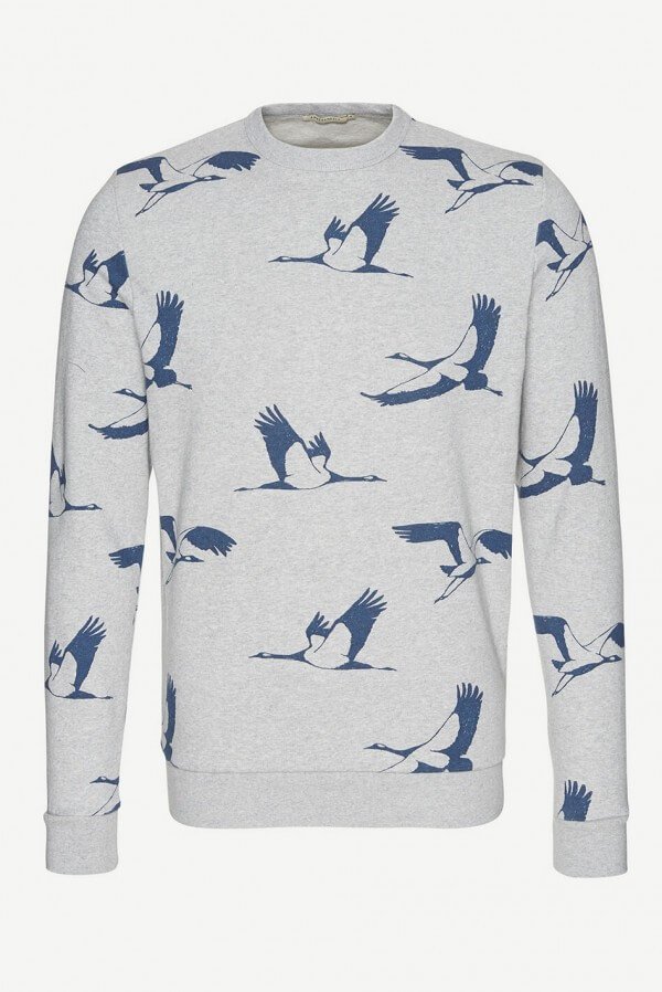 ARMEDANGELS SWEATSHIRT AARON HEADING SOUTH GRAU LOV11676 1