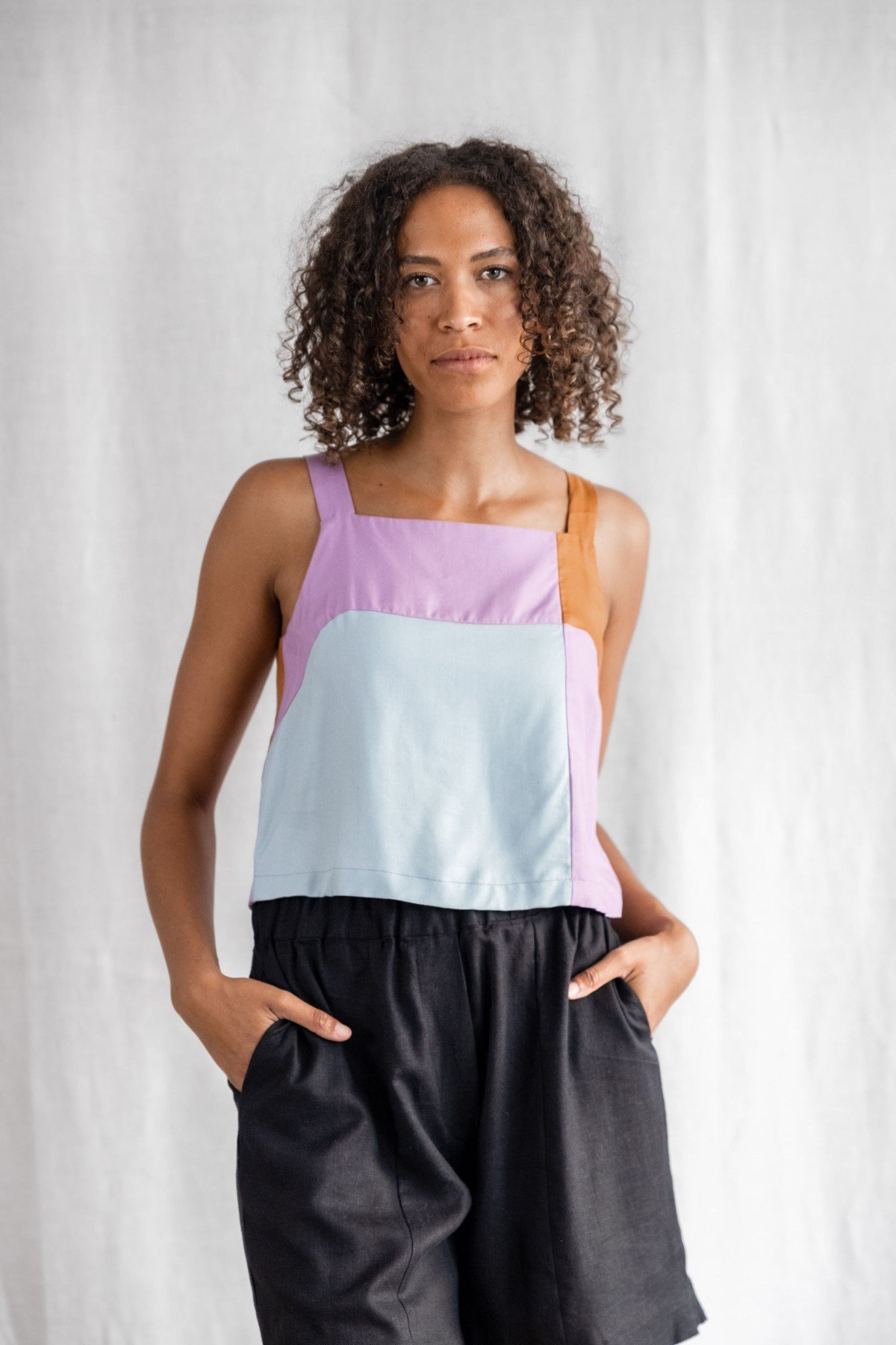 Top Ruchira Colorblock