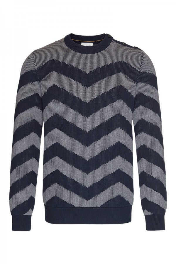 ARMEDANGELS PULLOVER LEVEN BLAU LOV13007 1