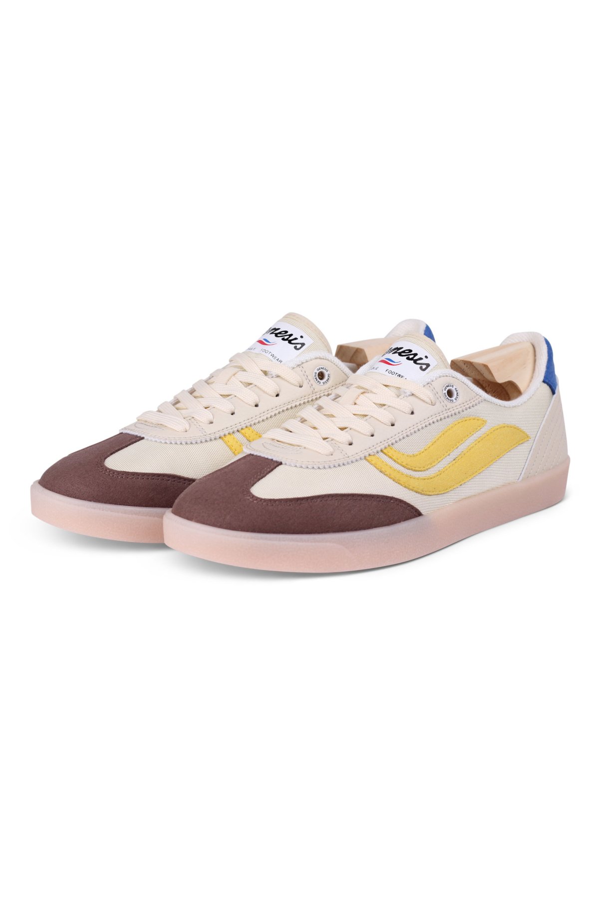 Sneaker G-Volley Mesh L.Brown/Creme/Yellow/L.Gum