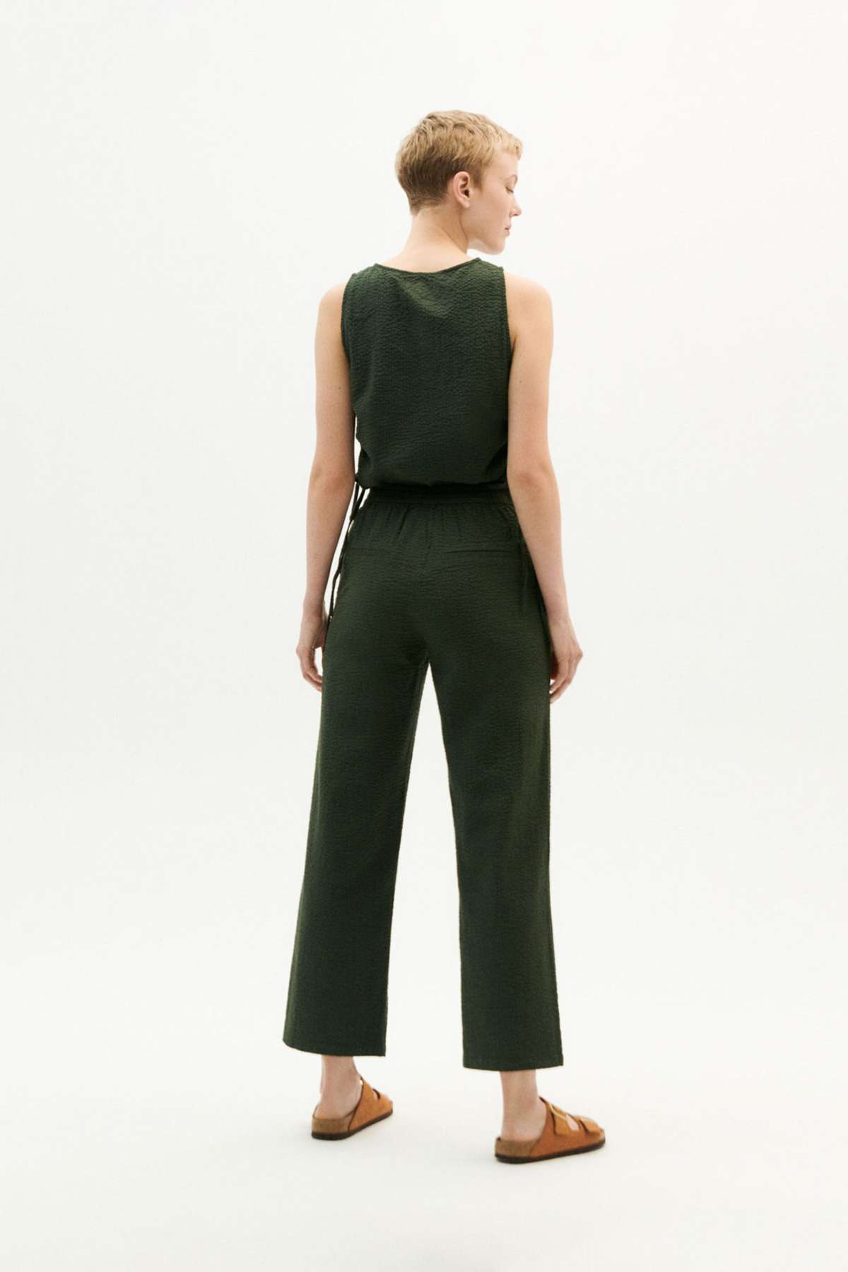 Thinking MU Hose Mariam Checks Grün | Loveco 