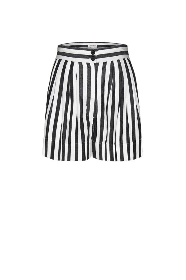 ARMEDANGELS SHORTS SUNITAA BIG STRIPES SCHWARZ LOV13725 1