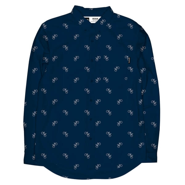 dedicated-shirt-bicyclepattern-navy
