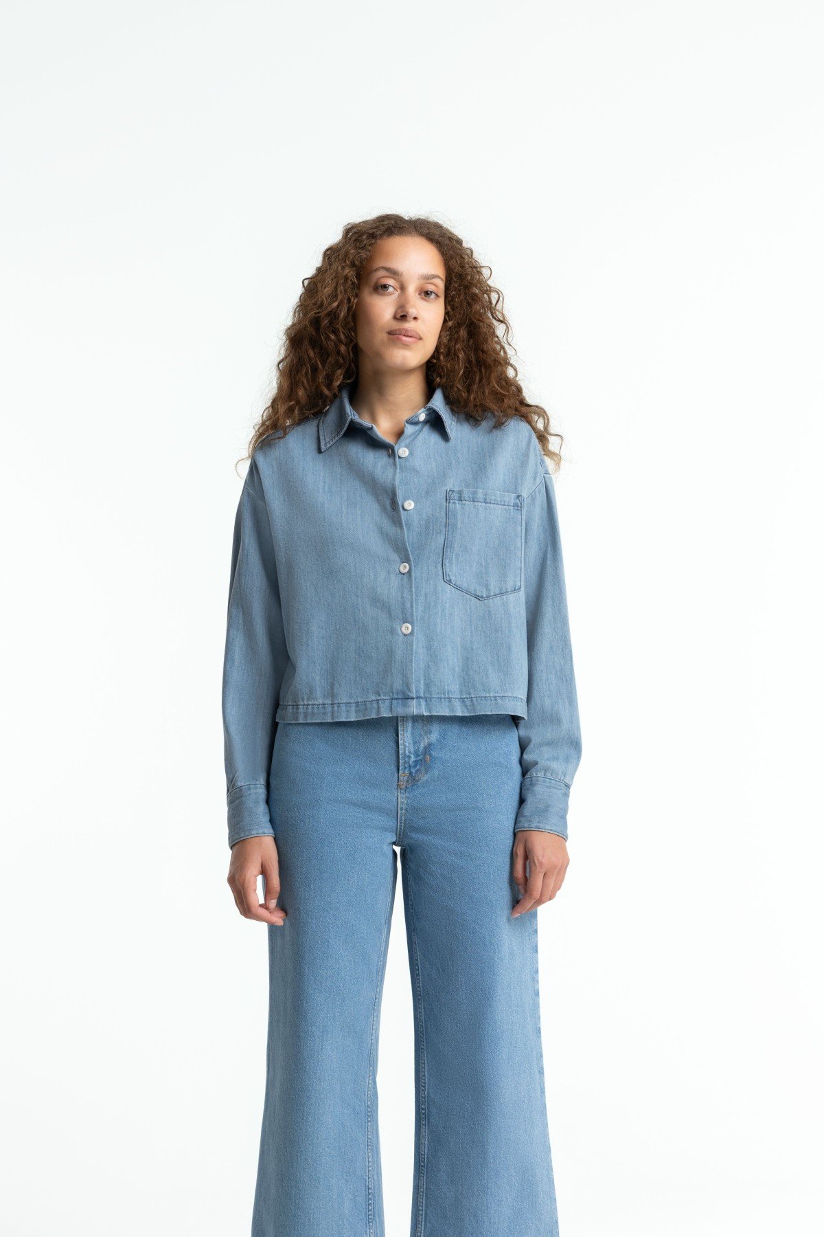 Jeanshemd Quinn Blau