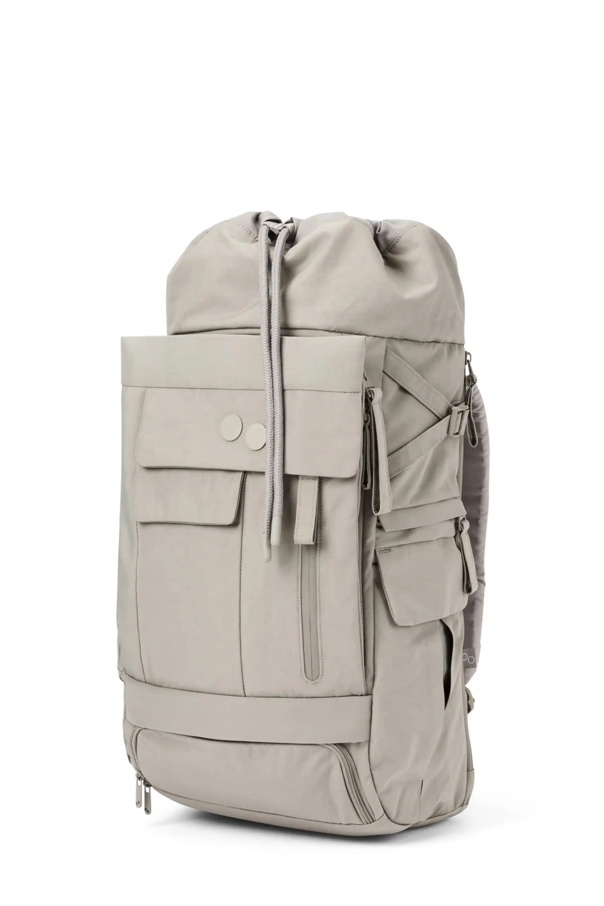 Rucksack Blok Medium Crinkle Taupe