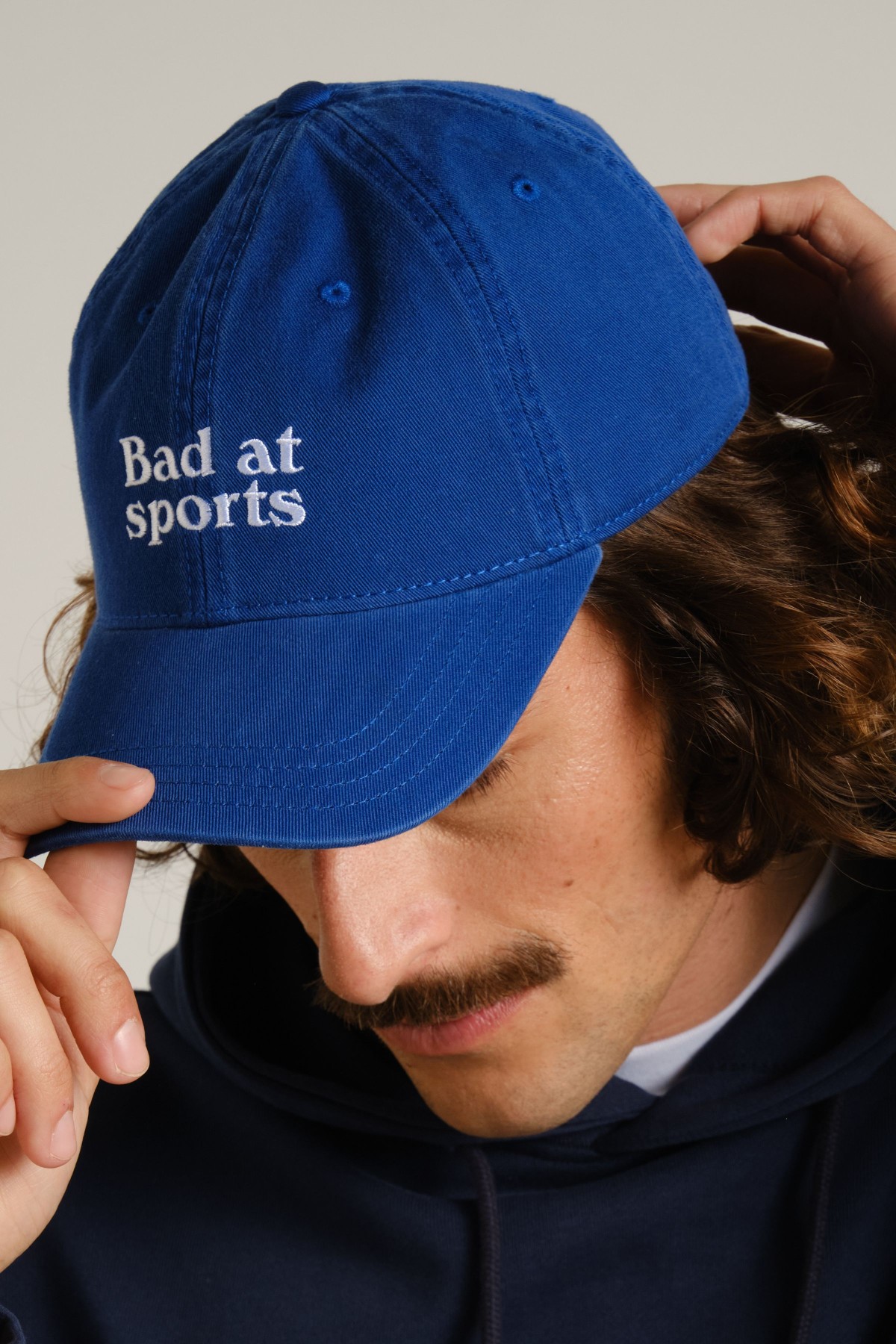 dedicated Cap Slussen Bad at Sports Blau