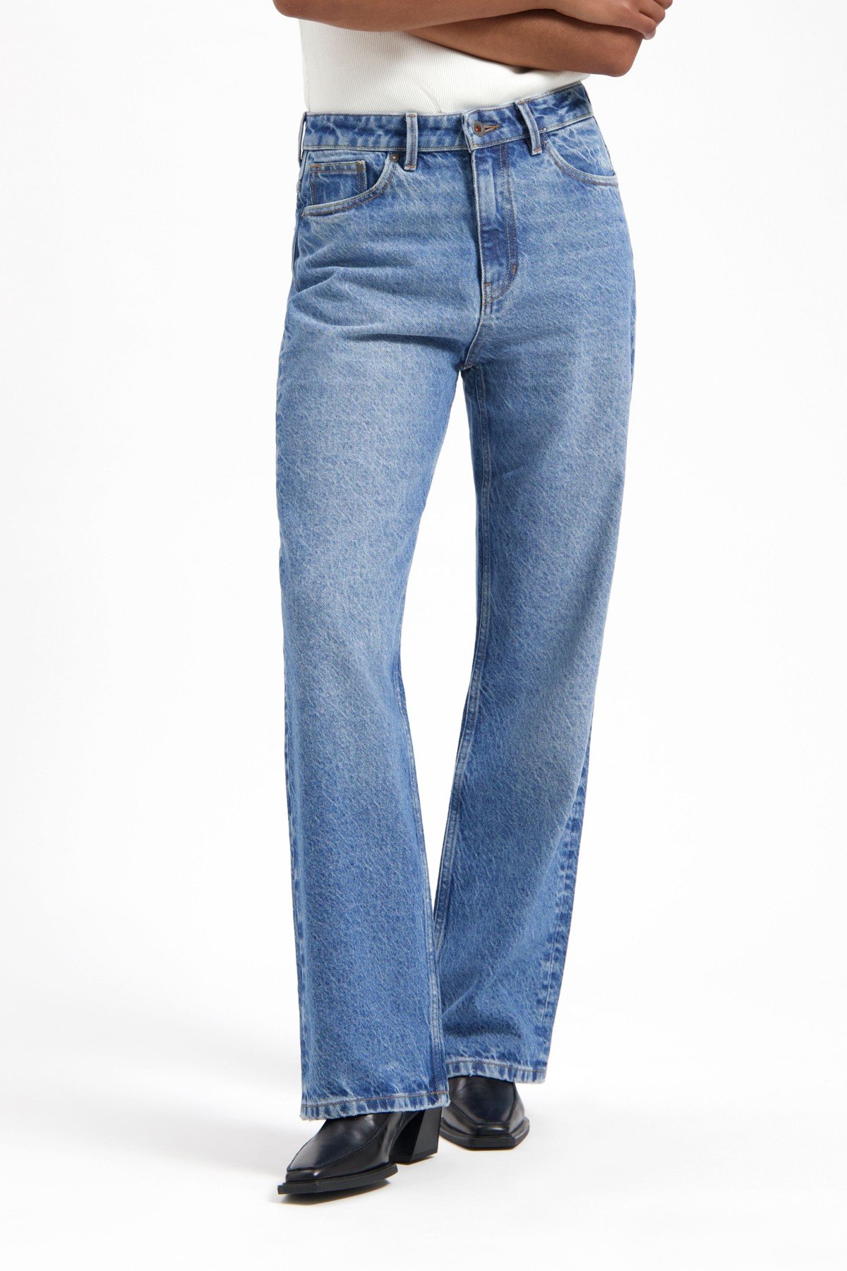 Jeans Izabella Straight Old Blue