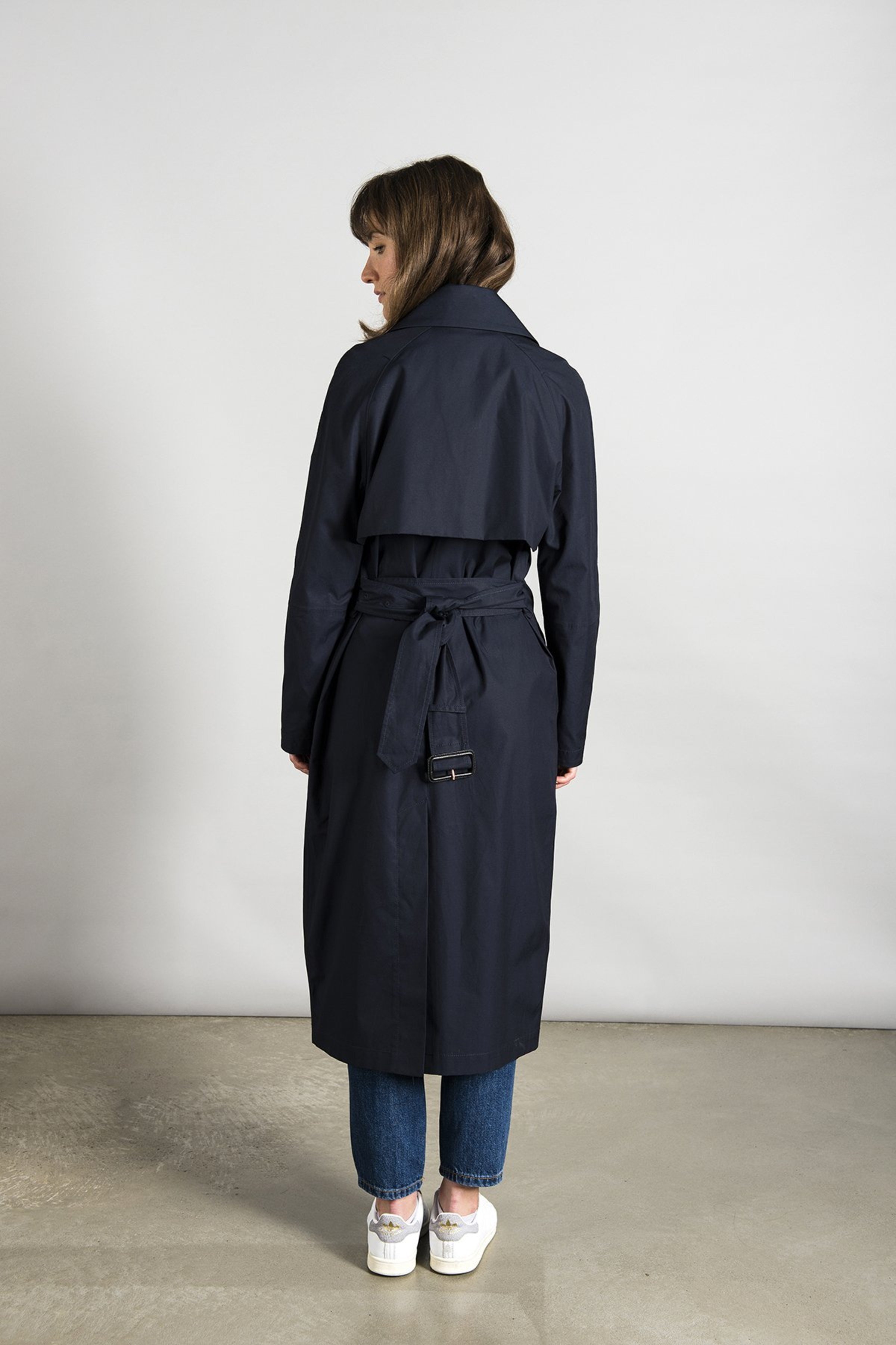 Langerchen Trenchcoat Mayhill Blau Loveco