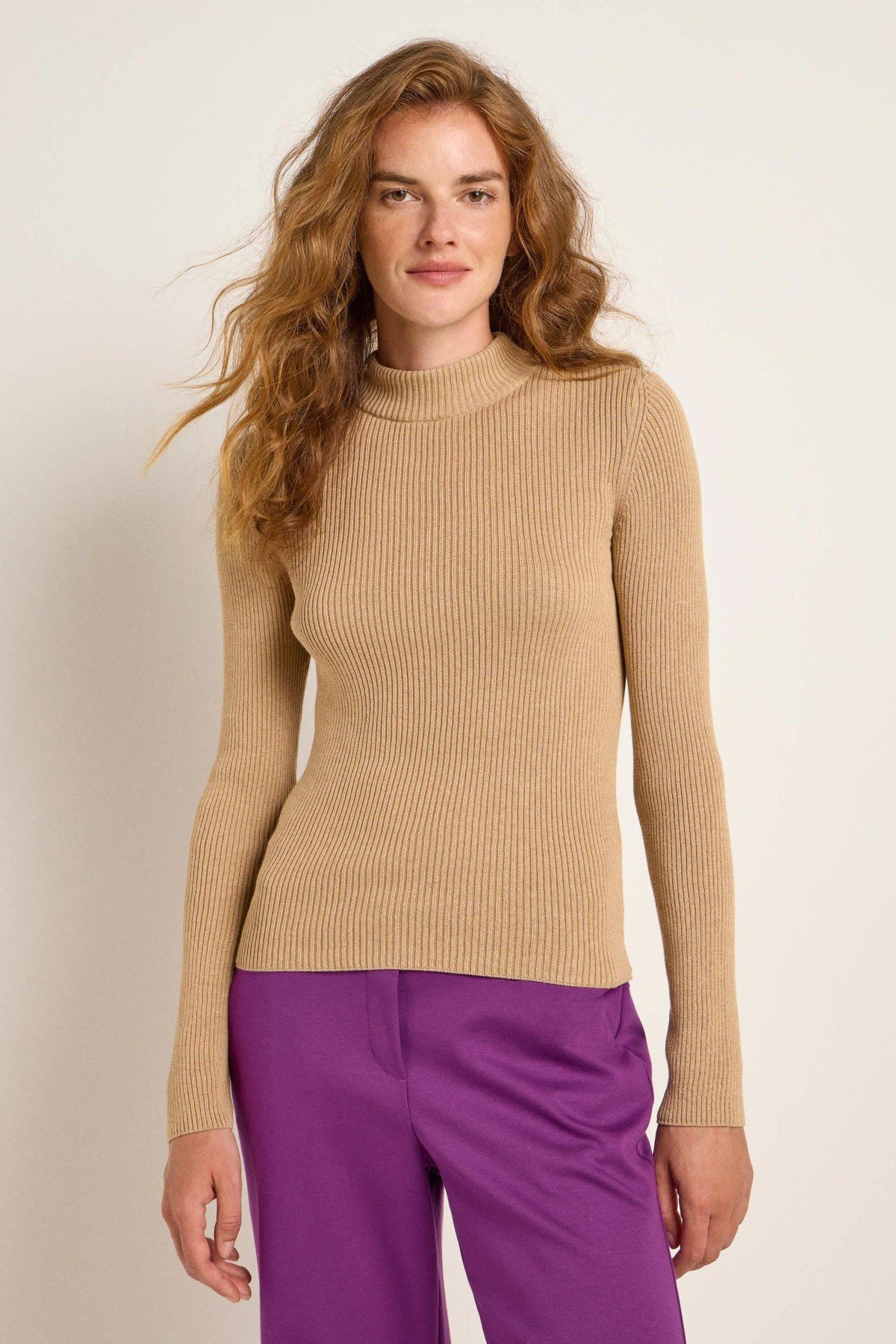 Stehkragenpullover