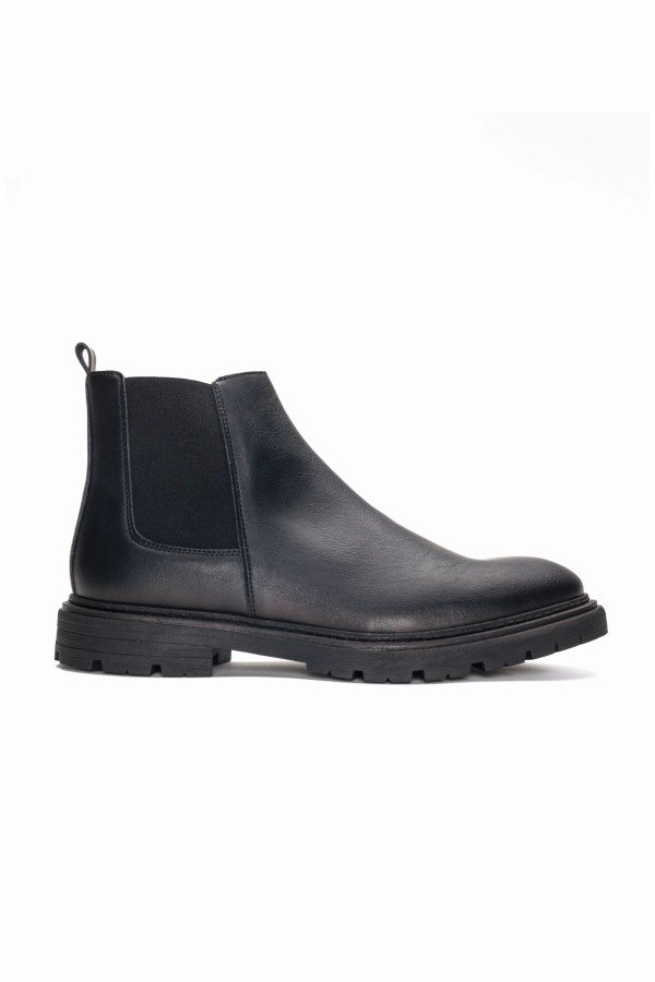 Black chelsea boots mens fashion on sale