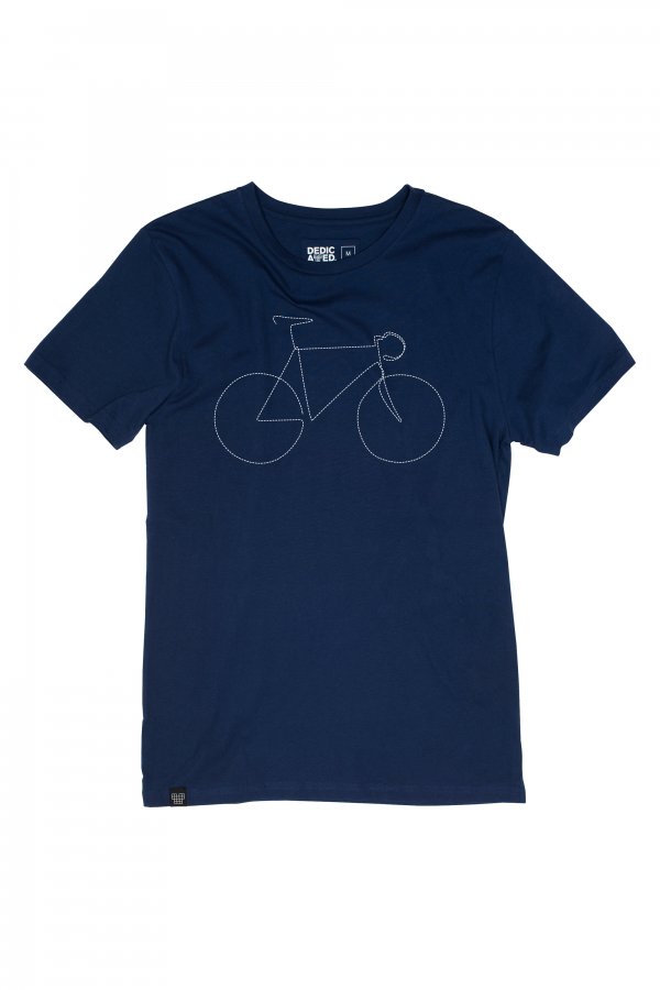 dedicated T-SHIRT STOCKHOLM BICYCLE BLAU LOV13351 5