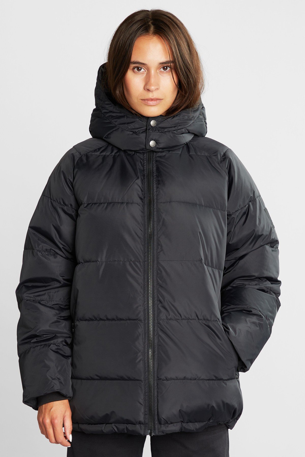 Pufferjacke Boden Schwarz