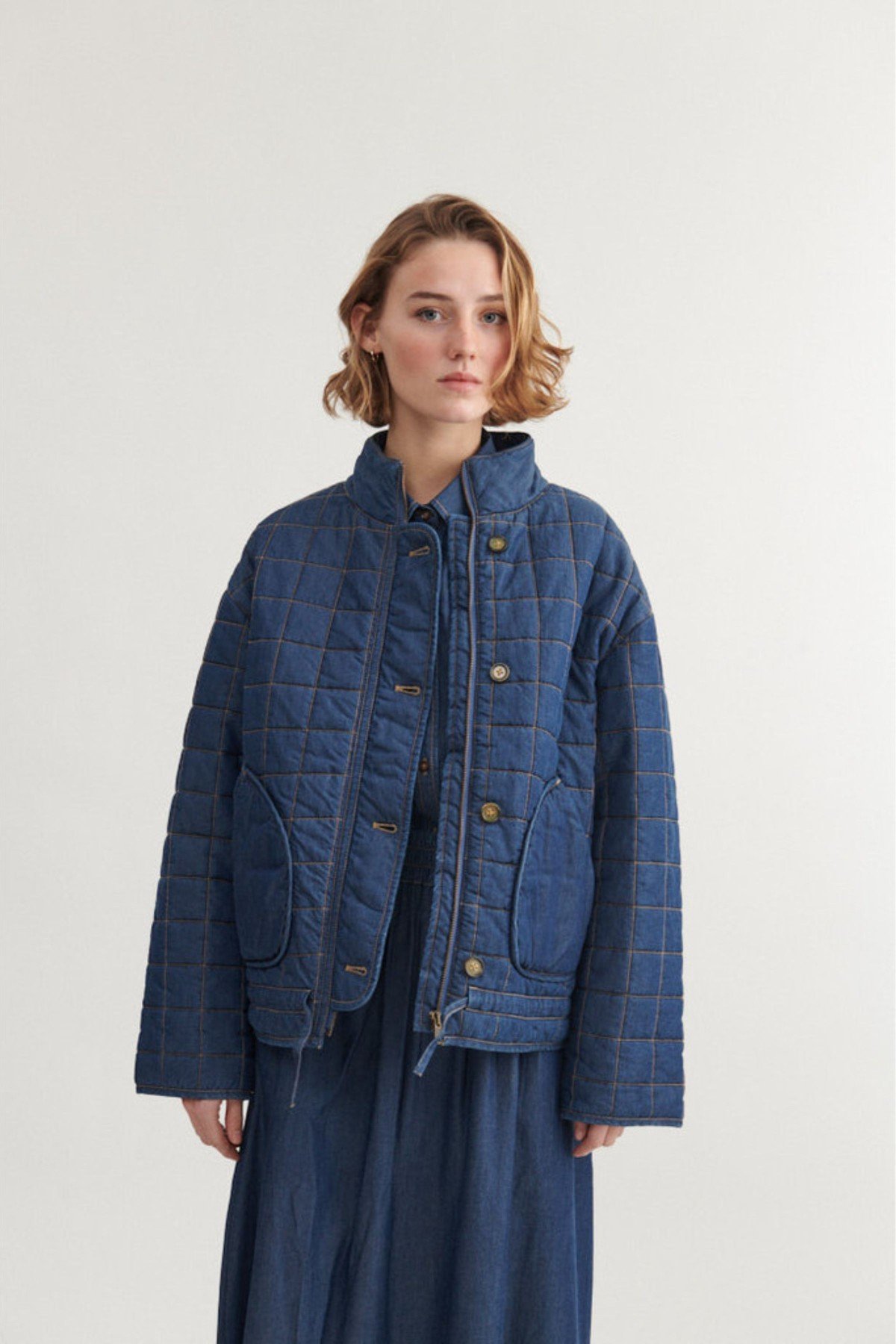 Bomberjacke Bine Blau