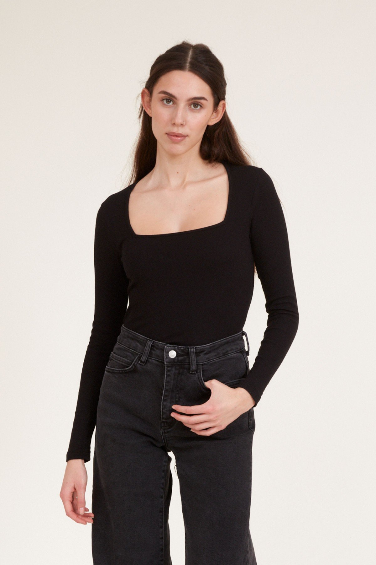 Longsleeve Square Neck Ludmilla