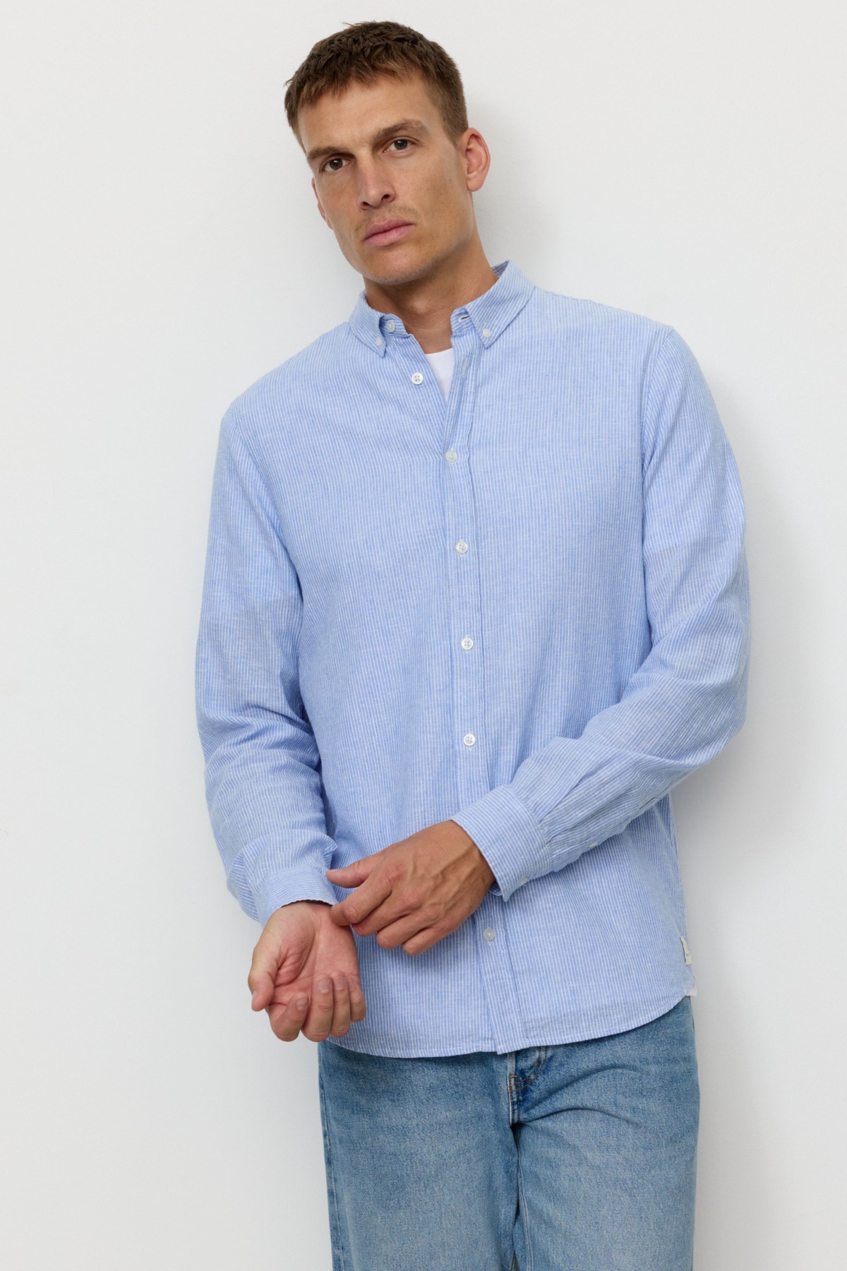 recolution Hemd Yew Stripes Blau