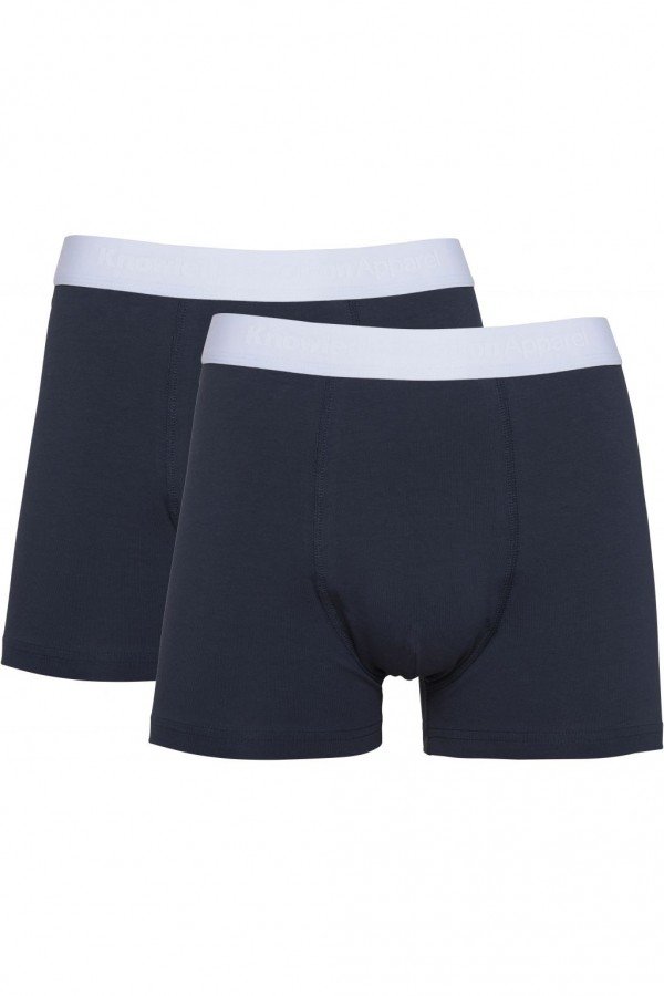 KnowledgeCotton Apparel BOXERSHORTS MAPLE 2PACK BLAU LOV13857 1