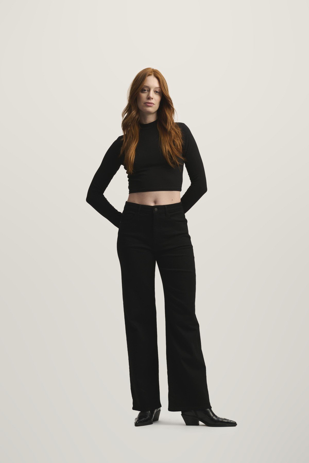 Jeans Dew Flared Stay Black