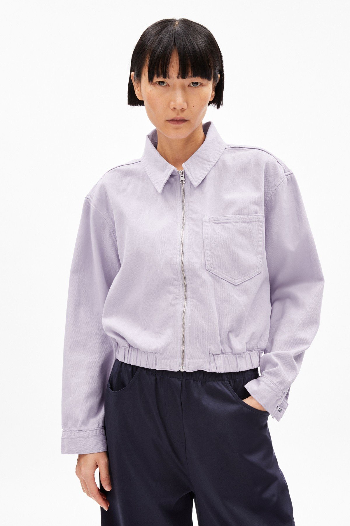 Jeansjacke Caarsta Lila