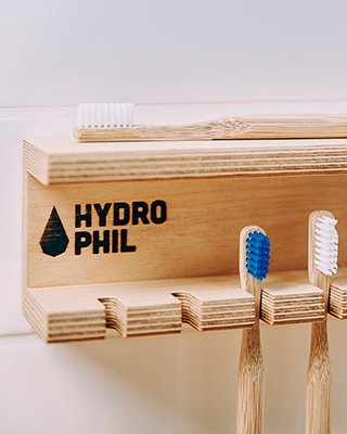 Zahnbürsten ohne Plastik von hydrophil