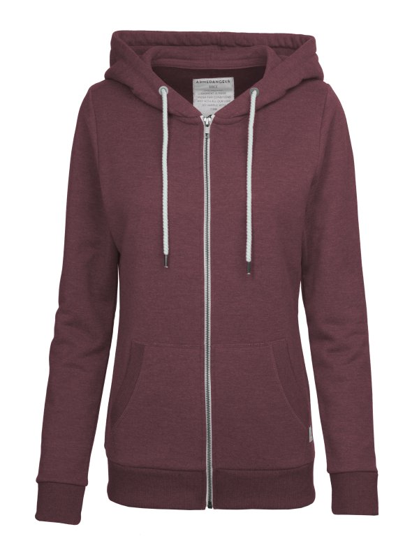 armedangels-hoodie-franzi-burgundymelange