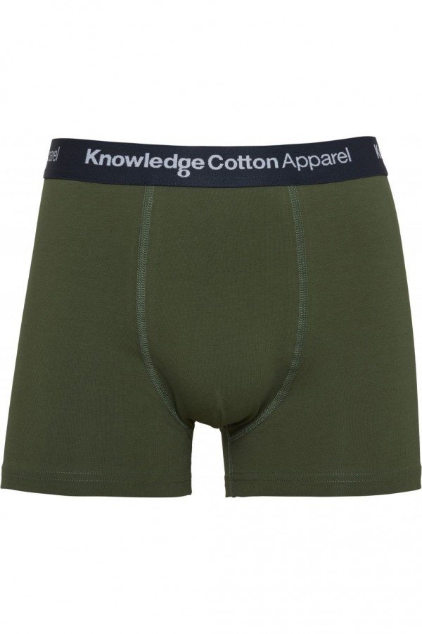 KnowledgeCotton Apparel BOXERSHORTS MAPLE 1PACK GRÜN LOV13854 1
