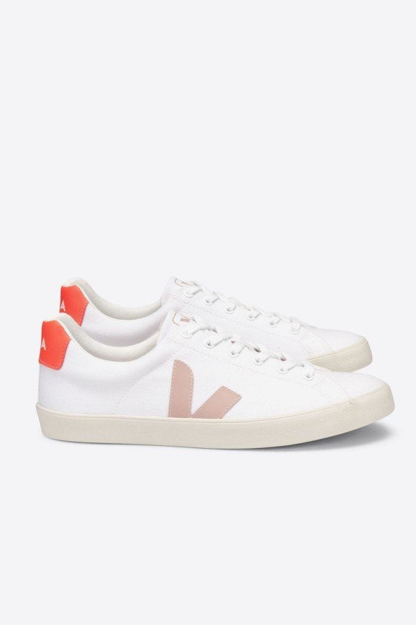 Veja Sneaker Esplar White Orange-Fluo LOV15620 1
